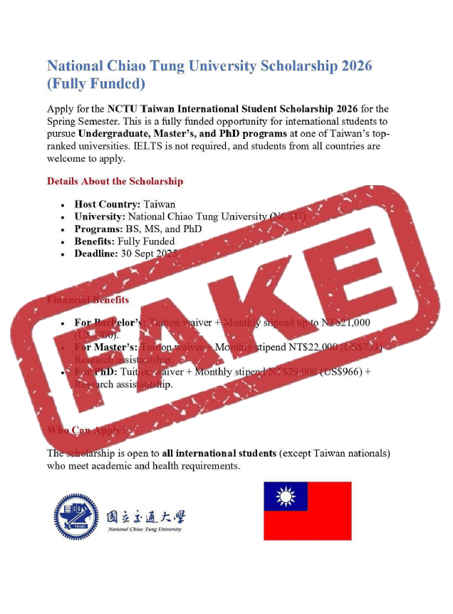 【Important Notice Be Aware of Inaccurate Enrollment Information】